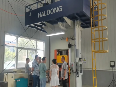 擁有4臺(tái)華隆伺螺旋壓力機(jī)的俄羅斯客戶(hù)再次到訪(fǎng)華隆深入合作